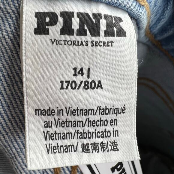 Denim by PINK High-Rise Jean Shorts Light Wash - Picture 4 of 6